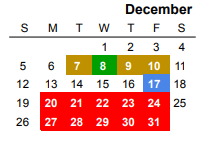 District School Academic Calendar for Clifton Intermediate for December 2021