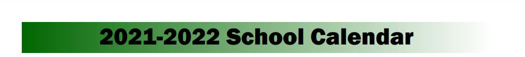 District School Academic Calendar for Recovery Education Campus