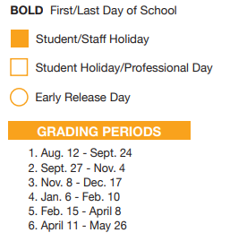 Oakmont Elementary School District Instructional Calendar Crowley Isd 2021 2022