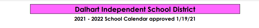 District School Academic Calendar for X I T Secondary School
