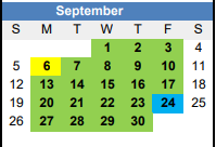 District School Academic Calendar for Jackson Elementary School for September 2021