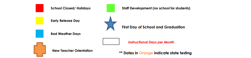 District School Academic Calendar Key for Deweyville High School