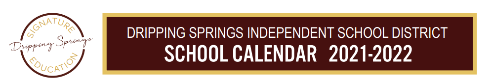 District School Academic Calendar for Dripping Springs Elementary School