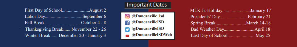 District School Academic Calendar Key for Reed Middle School