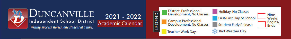 District School Academic Calendar for Hyman Elementary