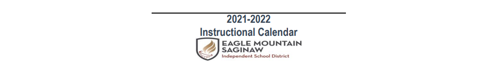 District School Academic Calendar for Weldon Hafley Development Center