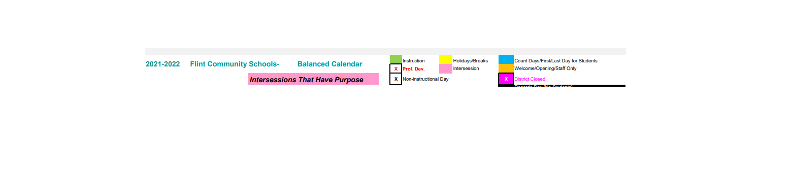 District School Academic Calendar Key for Mott Middle College High School