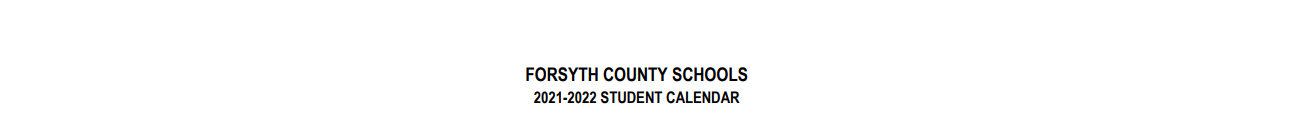 District School Academic Calendar for Hanes Middle