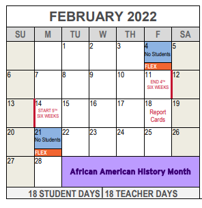 Stevens Calendar 2022 J T Stevens Elementary | 2021-2022 Academic Calendar For February 2022 |  6161 Wrigley Way Fort Worth, Tx 76133-3599