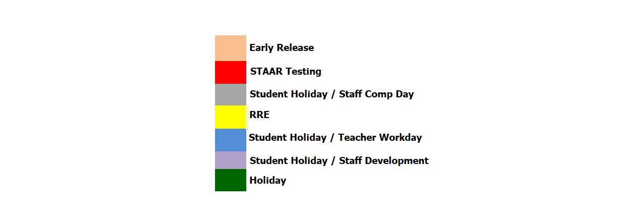 District School Academic Calendar Key for New High School