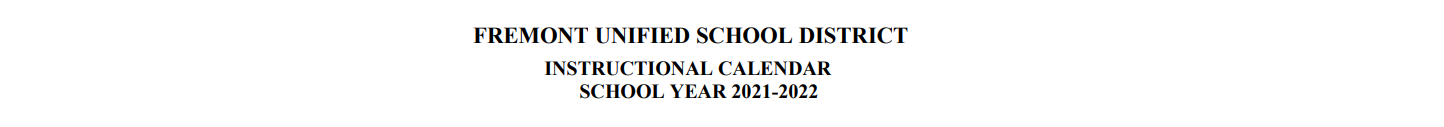 District School Academic Calendar for Vallejo Mill Elementary