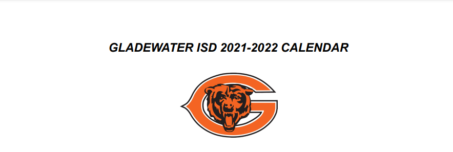 District School Academic Calendar for Gladewater High School