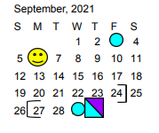 District School Academic Calendar for Jefferson Co J J A E P for September 2021