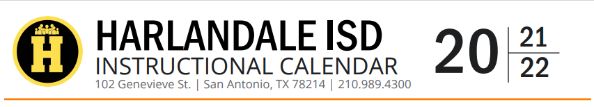 District School Academic Calendar for Harlandale High School