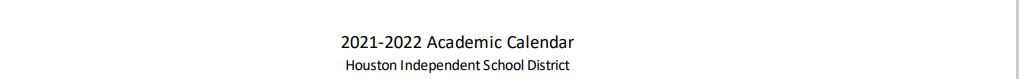District School Academic Calendar for Community Education Partners SW