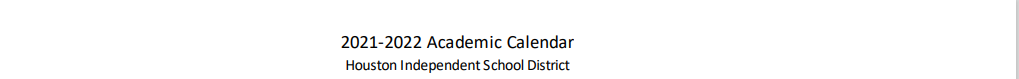 District School Academic Calendar for Westbury High School