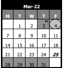 District School Academic Calendar for V Blanche Graham Elementary for March 2022