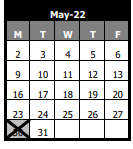 District School Academic Calendar for Wheatland Elem School for May 2022