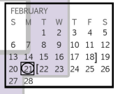 District School Academic Calendar for Alter School for February 2022