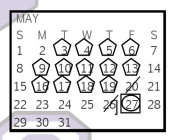 District School Academic Calendar for John Lowrance Middle for May 2022