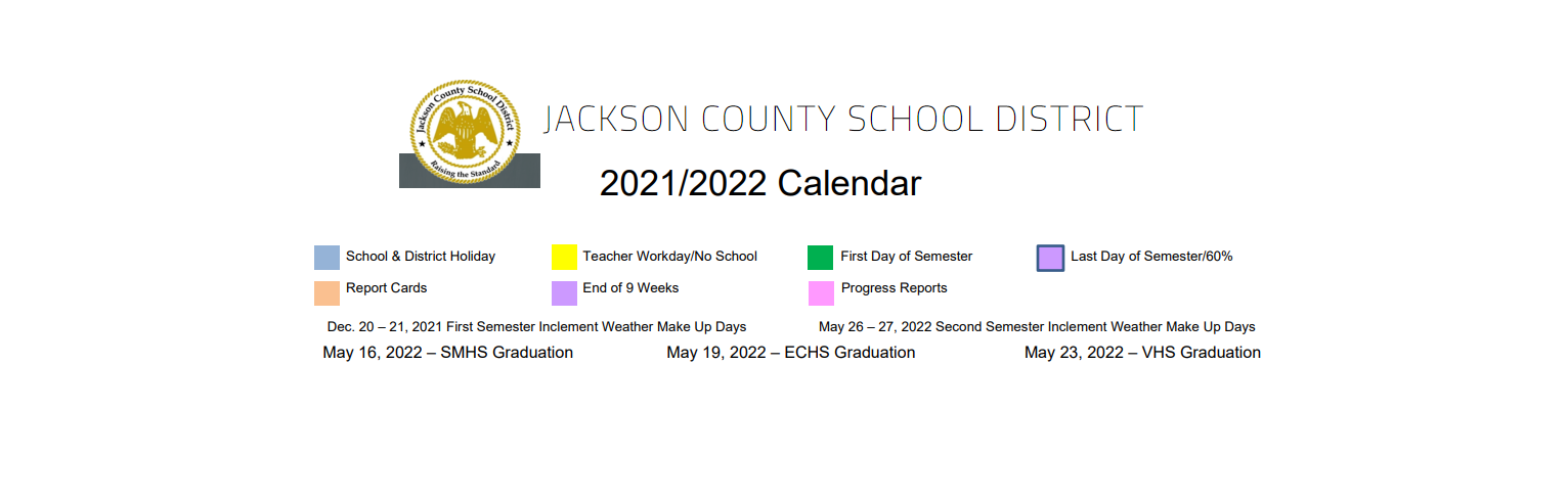 District School Academic Calendar Key for Macedonia School