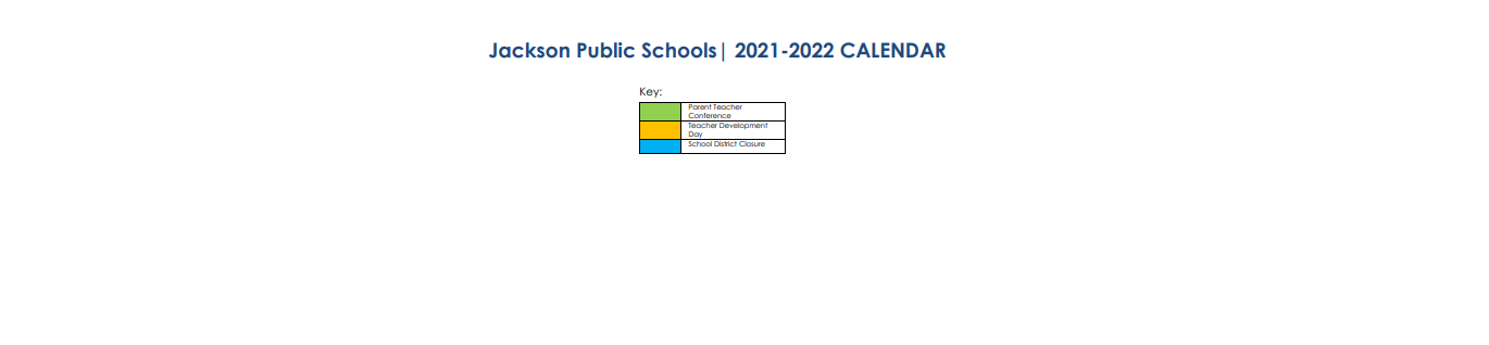 District School Academic Calendar Key for Career Academic Placement Program