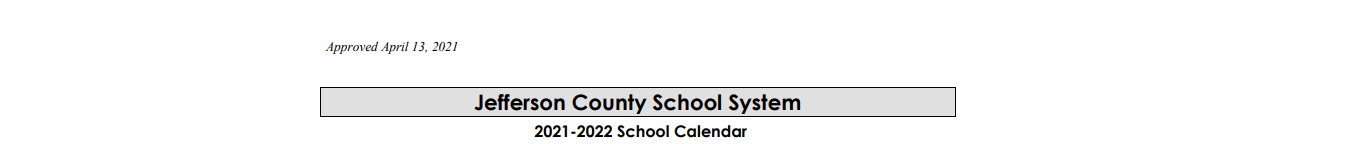 District School Academic Calendar for Lassiter Middle School