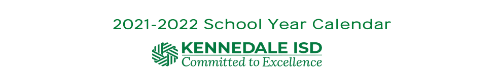 District School Academic Calendar for Kennedale J H