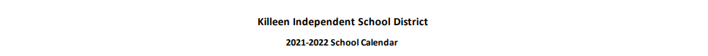 District School Academic Calendar for Bellaire Elementary