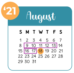 District School Academic Calendar for Klein High School for August 2021