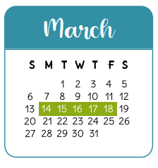 District School Academic Calendar for Klenk Elementary for March 2022