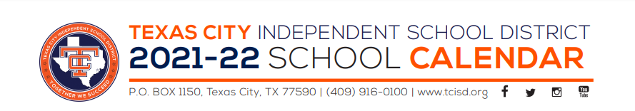 District School Academic Calendar for Galveston Co J J A E P