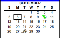 District School Academic Calendar for Lackland Elementary for September 2021