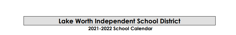 District School Academic Calendar for Lake Worth H S