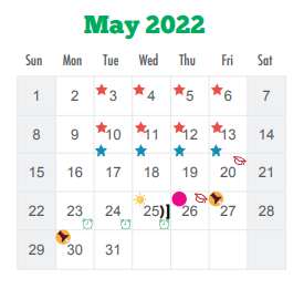 Laredo Isd Calendar 2022 2023 Ryan Elementary School - School District Instructional Calendar - Laredo Isd  - 2021-2022