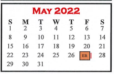 District School Academic Calendar for Leonard Elementary for May 2022