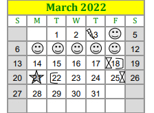 District School Academic Calendar for Lexington Middle School for March 2022