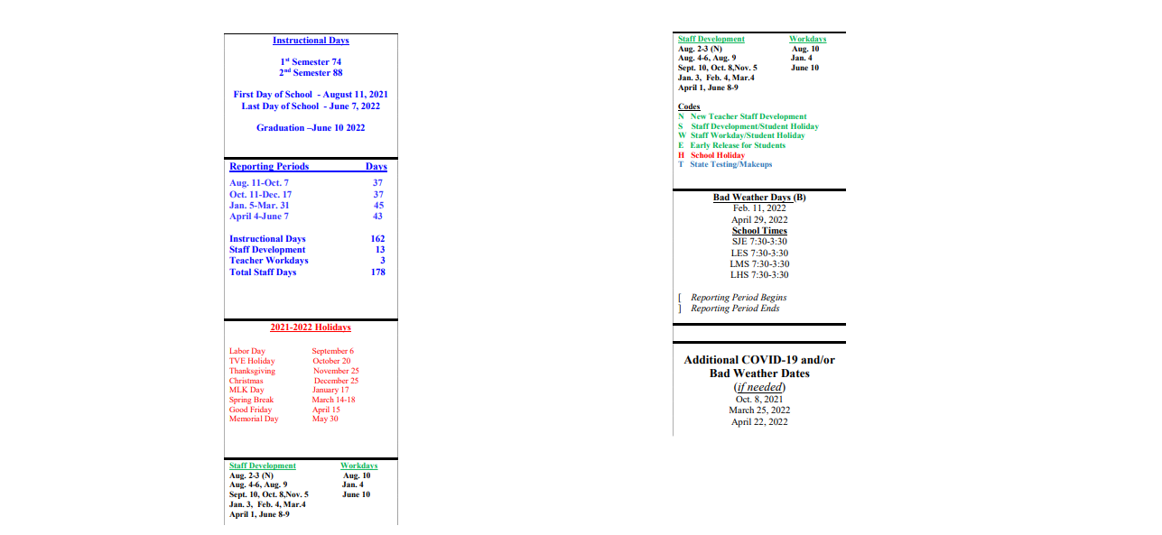 District School Academic Calendar Key for Hardin/chambers Ctr