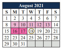Mansfield Isd Calendar 2022 Mary Lillard Intermediate School | 2021-2022 Academic Calendar For August  2021 | 1301 Day Miar Mansfield, Tx 76063