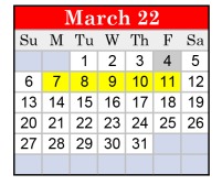 Marshall J H School District Instructional Calendar Marshall Isd 2021 2022