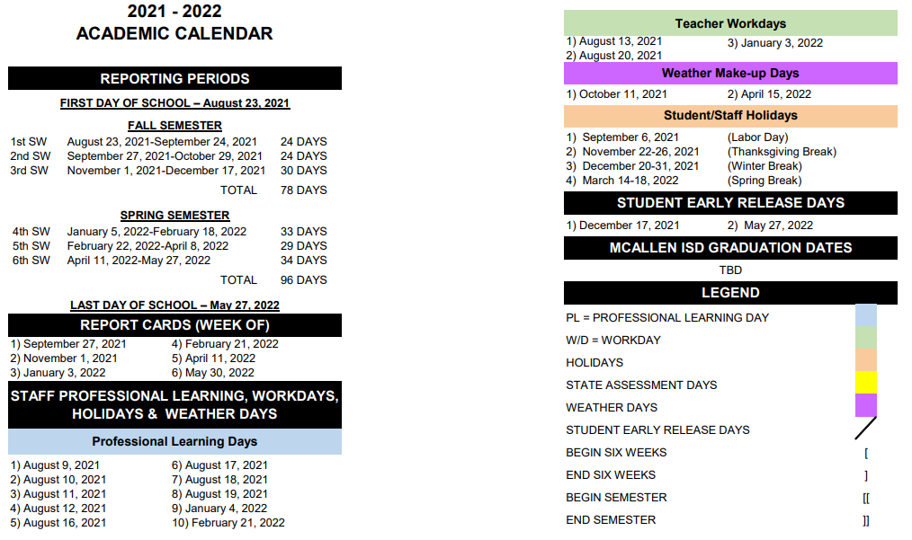 Mcallen Isd Calendar 2022 Index Of /School-District-Calendars/2021-2022/Mcallen-Isd