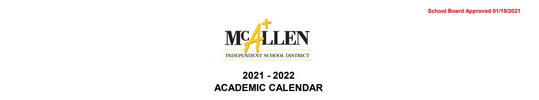 District School Academic Calendar for Gonzalez Elementary