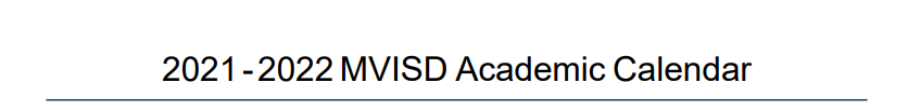 District School Academic Calendar for Medina Valley Middle School