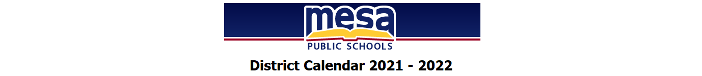 District School Academic Calendar for Field Elementary School