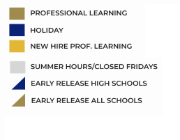 District School Academic Calendar Legend for Motley Elementary