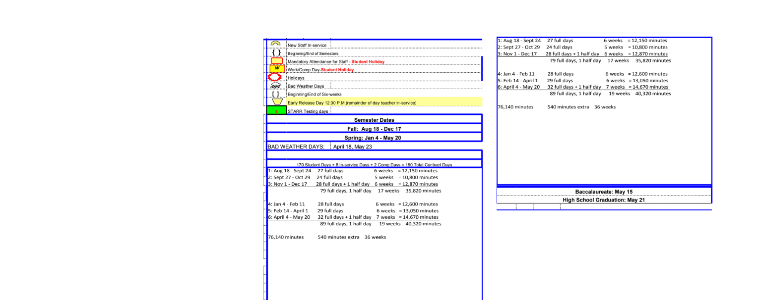 District School Academic Calendar Key for Millsap High School