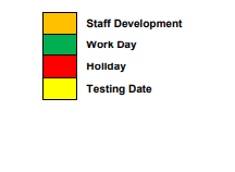 District School Academic Calendar Legend for Alton Elementary