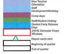 District School Academic Calendar Legend for Natalia High School