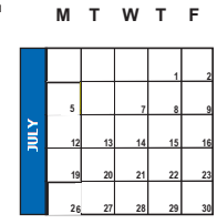 District School Academic Calendar for Mt Loafer School for July 2021
