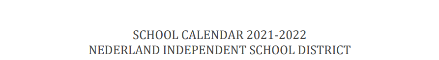 District School Academic Calendar for Central Middle